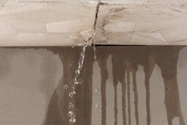 Professional Water Damage Restoration technician working in Port Washington, WI